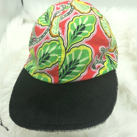 YESTADT MILLINERY  PONYBOY FLORAL BASEBALL CAP HAT main image 6